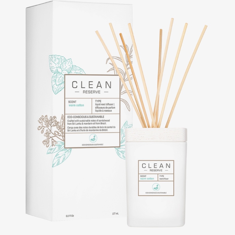 CLEAN NIB Warm Cotton Reed Diffuser - brand new